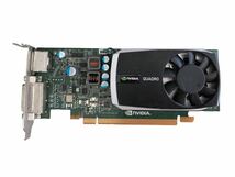 《中古》NVIDIA Quadro 600 1GB EQ600-1GEBEP ロープロファイル PCI Express_画像1