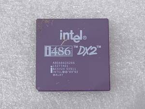 IntelDX2 i486DX2 インテル マイクロプロセッサ A80486DX266 66MHz ジャンク品 動作未確認 クリックポスト対応