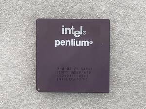 Intel Pentium 75MHz Intel CPU Pentium A8050275 SX969 junk operation not yet verification click post correspondence 