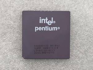 Intel Pentium 133MHz インテル CPU ペンティアム A80502133 SK106J ジャンク品 動作未確認 クリックポスト対応