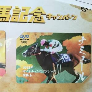 ドウデュース ナミュール JRA 有馬記念キャンペーン2023 Ｂ賞 2023GIレース&有馬記念優勝馬 QUOカード２種セット(500円分×2種) クオカードの画像5