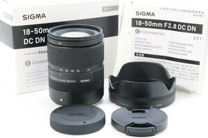 ■極上品■ SIGMA シグマ 18-50mm F2.8 DC DN Contemporary Xマウント 富士フィルム ＃7691