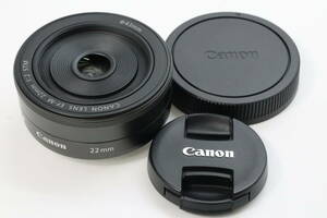 ■極上品■ Canon キヤノン EF-M22mm F2 STM ＃27732