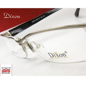 【度付レンズ無料は当店だけ】 眼鏡一式☆度入UVレンズ込★Dixon Collection ダブルブリッジフレーム (近視、乱視、老眼、伊達 全てに対応)の画像1