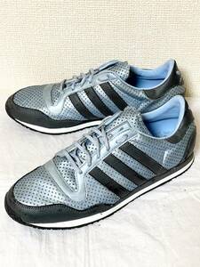 【希少】adidas GALAXY アディダス ギャラクシー 01年製 26cm US8 メタリックブルー ブラック 675374 スニーカー ローカット