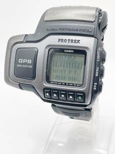 [ battery replaced ]CASIO PROTREK Casio Protrek PRT-1 satellite navi GPS function internal organs operation operation 