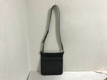 本物ロエベ LOEWE ロゴショルダーバッグボディバック黒ブラックメンズレディースメッセンジャーポシェット_画像1