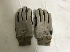  genuine article Il Bisonte ILBISONTE original leather suede leather gloves glove tea beige lady's 