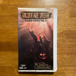 鈴木彩子「GOLDEN AGE DREAM」ライブミュージックビデオVOL.1、VHS（レンタル品）