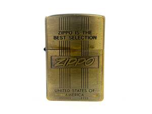 ZIPPO/ジッポー ZIPPO IS THE BEST SELECTION ゴールド 2006年製 オイルライター 喫煙具 煙草グッズ 現状品 (44436N1)