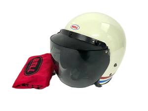 ★BELL/ベル CUSTOM 500 DOT ジェットヘルメット ストライプ パールホワイト XL NO.218 ECE22.05 バイク用品（45995I1）