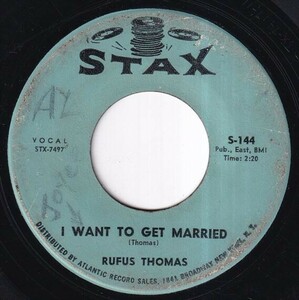 Rufus Thomas - Can Your Monkey Do The Dog / I Want To Get Married (B) N118