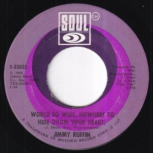 Jimmy Ruffin - Gonna Give Her All The Love I've Got / World So Wide, Nowhere To Hide (From Your Heart) (A) L255