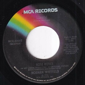 Rose Royce - I Wanna Get Next To You / Sunrise (B) L390