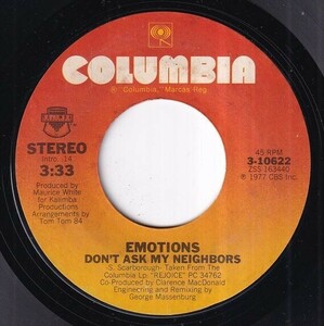 The Emotions - Don't Ask My Neighbors / Love's What's Happenin' (C) L398