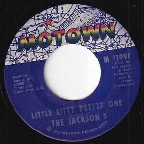 The Jackson 5 - Little Bitty Pretty One / If I Have To Move A Mountain (B) L325の画像1