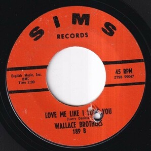 Wallace Brothers - Lover's Prayer / Love Me Like I Love You (A) L083の画像2