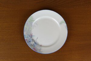  Paragon дерево Land голубой bell plate 18cm кекс тарелка синий голубой PARAGON Англия Vintage посуда L209