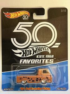 HW ‘60 Ford Econoline Pickup フォード　エコノライン　ピックアップ　50周年フェイバリットアソート　ホットウィール