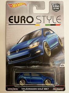 HW VOLKSWAGEN GOLF MK7 EURO STYLE フォルクスワーゲン　ゴルフ　カーカルチャー ユーロスタイル　ホットウィール