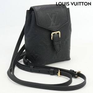 中古 ルイヴィトン リュック レディース ブランド LOUIS VUITTON アンプラント タイニー バックパック レザー M80596 ブラック