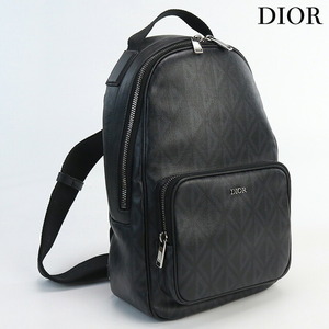 中古 クリスチャンディオール ボディバッグ メンズ ブランド Christian Dior ライダー ミニ 1ESBO038CDP H43E ブラック バッグ