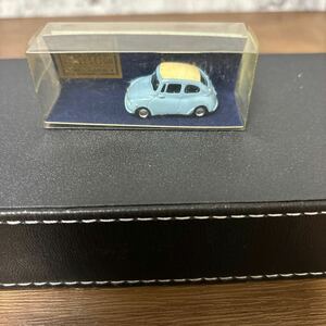 【美品】モデルプランニング製 HO 1/87 '68スバル360［ライトブルー/アイボリー］ヒストリーズコレクション 