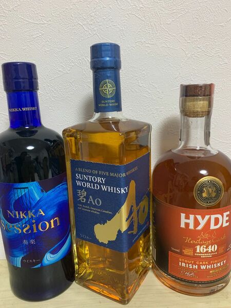 NIKKA 碧AO HYDE ウイスキー　3本セット