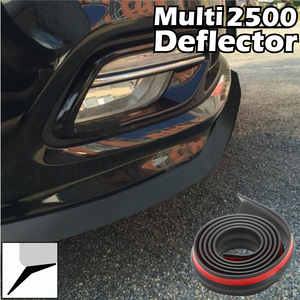  car multi deflector protector all-purpose length 2500mm tpvc lip spoiler front bumper side spoiler 