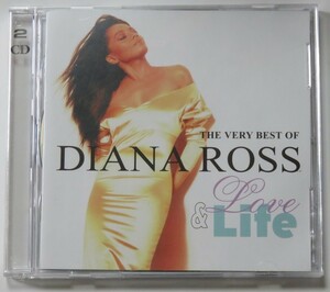 【美品】LOVE＆LIFE－THE VERY BEST OF DIANA ROSS ダイアナ・ロス ・ベスト CD2枚組 Love Hangover／The Boss etc. 輸入盤