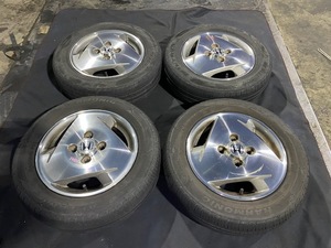 HM1 バモス 純正 アルミホイール 13×4.00B インセット45 165/55/R14 銘柄違いタイヤ ☆引き取り歓迎☆千葉市若葉区から出品☆