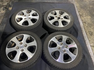 MH22S ワゴンR 純正 アルミホイール 14×4.5J オフセット50 165/55/R14 PRACTIVAタイヤ ☆引き取り歓迎☆千葉市若葉区から出品☆