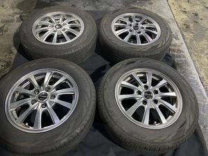 CC25 セレナ MANARAY SPORT アルミホイール 15×6J オフセット45 195/65/R15 2023年製 ヨコハマタイヤ ☆引き取り歓迎☆千葉市若葉区から