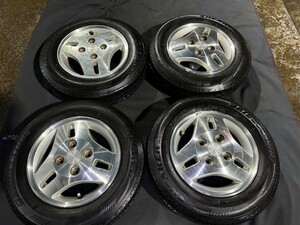 HA23S アルト 純正 ENKEI アルミホイール 12×4.00B オフセット45 135/80/R12 ブリヂストンタイヤ ☆引き取り歓迎☆千葉市若葉区から出品☆