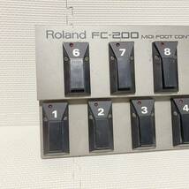 1円☆ Roland FC-200 MIDI Foot Controller ローランド MIDIフット コントローラー フットスイッチ エフェクター マルチ【現状品】_画像2