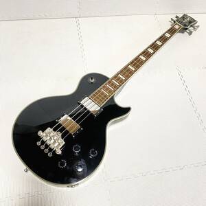 即決☆ Burny LPB-65 CUSTOM ブラック バーニー エレキベース レスポール カスタム Les Paul BASS FGシリアル ビンテージ 【現状品】