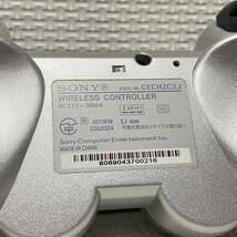 即決☆ PS3 ワイヤレスコントローラー サテンシルバー DUALSHOCK3 CECH-ZC2J SONY プレステ3 デュアルショック silver 銀_画像9