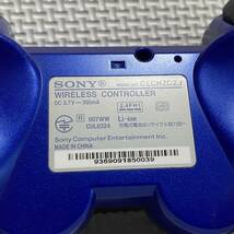 即決☆ PS3 ワイヤレスコントローラー メタリックブルー DUALSHOCK3 CECH-ZC2J SONY プレステ3 デュアルショック BLUE 青_画像9