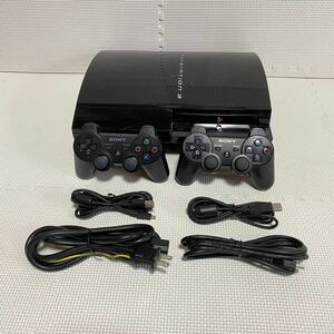 k 1円☆ PS3 20GB CECHB00 FW:4.82 SONY プレステ3 初期型 プレイステーション PlayStation 本体 コントローラ 2個セット DUALSHOCK PS2 