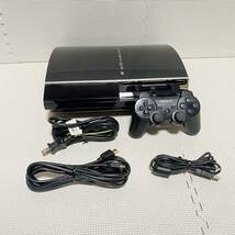 k 1円☆ PS3 60GB CECHA00 FW:4.60 SONY プレステ3 初期型 プレイステーション PlayStation 本体 コントローラ DUALSHOCK PS2 _画像1