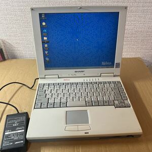 Windows 98 シャープ ノートPCMebius MN-385-U26 Pentium