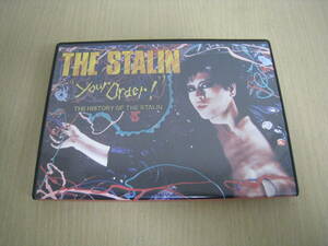 「6032/I2C」DVD　ザ・スターリン　YOUR ORDER! THE HISTORY OF THE STALIN　中古品　現状品