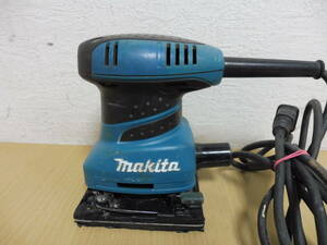 「6034/T2B」makita マキタ 防じん ミニサンダー BO4555 電動サンダー サンダー 研磨機 工具 電動工具 大工道具 中古 現状品 通電確認済