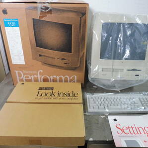 「6035/T6C」新品 Apple アップル Macintosh Performa 5320 PC デスクトップ キーボード 付属品 未使用 元箱付 Mac iMacの画像1