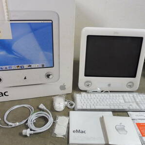 「6035/T7B」 新品 Apple アップル eMac M8577J/A PC パソコン コンピューター 一体型 未使用 元箱付き 通電確認済 長期保管品の画像1
