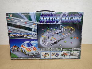 「603551/S5A」LINGXING プルバック ミニカー コース スピーディーレーシング SPEEDY RACING SUPER PULL BACK ACTION 元箱