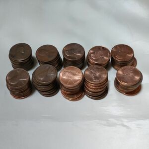 No.11　リンカーン１セント硬貨　100枚セット 古銭