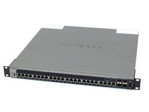 NETGEAR M7100-24X 24ポート10GBASE-T(うち4ポート10GbE SFP+スロット共用) フルマネージL2スイッチ VLAN等対応 Ver.10.1.0.15