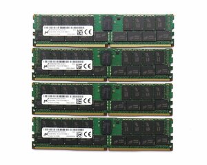 ◇Micron 32GBx4枚セット128GB分 PC4-2133P-R DDR4 Registered ECC 2Rx4 DELL T5810/7810/7910 hp Z440/640/840等対応