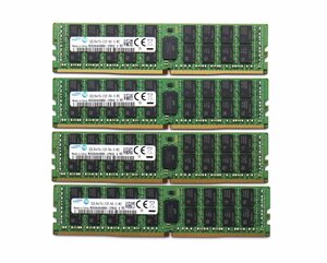 ◇Samsung 32GBx4枚セット128GB分 PC4-2133P-R DDR4 Registered ECC 2Rx4 DELL T5810/7810/7910 hp Z440/640/840等対応